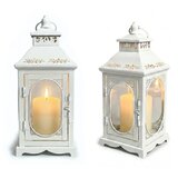 Dekorativna lanterna ROSEHILL 27,5 cm bela | Eponuda.com