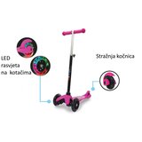 JAMARA romobil za djecu, 3 kotača, svjetla na kotačima, rozi | shoptok.hr
