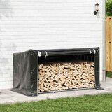  Stalak za drva za ogrjev s kišnom navlakom 200,5x100,5x110,5 cm | Eponuda.ba