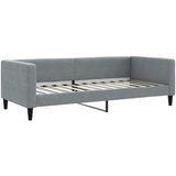  Dnevni krevet na razvlačenje svjetlosivi 90 x 200 cm od tkanine | shoptok.hr