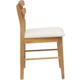  Stolac za blagovanje 2 pcs Prirodna i svijetla | shoptok.hr