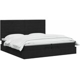  Podesivi krevet s madracem Crna 200 x 200 cm Tkanina - Crna 200 x 200 cm Dizajn linija | shoptok.hr