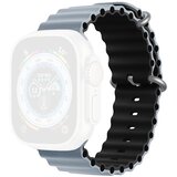Moye smart watch ocean strap 44/45/49mm obsidian mist/black Cene