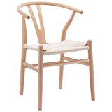 Bessagi Home Stol Monica, Naravne Barve, Masivno | Shoptok.si