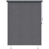 Rolo zavjesa Antracit 200 x 250 cm Tkanina i aluminij | Eponuda.ba