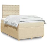  Krevet box spring s madracem krem 120 x 190 cm od tkanine | shoptok.hr