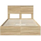  Krevet s od storage Sonoma hrast 120 x 200 cm Konstruirano drvo | shoptok.hr