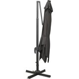  Konzolni vrtni suncobran sa stupom LED 300 cm antracit | shoptok.hr