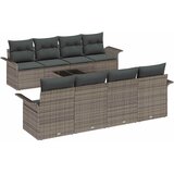  Sjedeća garnitura za vrt 9 pcs Siva Poli ratan | shoptok.hr