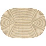 vidaXL Preproga Naravna in bela 100 x 152 cm Juta, (5000132905) | Shoptok.si