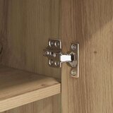 vidaXL Kreveta Crni hrast 42.5 x 40 x 93 cm Konstruirano drvo | shoptok.hr