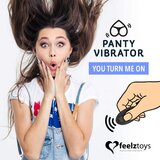 Feelztoys Panty - bežični, radio klitoralni vibrator (crni) | shoptok.hr