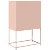 vidaXL Visoka ploča ružičasta 68x39x107 cm čelik | shoptok.hr