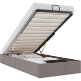 vidaXL Otomanski okvir kreveta bez madraca smeđe-sivi 90x190cm tkanine | shoptok.hr