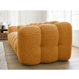 Bobochic Paris Gorčično rumena sedežna garnitura iz tkanine bouclé 232 cm Hippolyte – | Shoptok.si