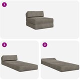 SOFA na razvlačenje Svjetlosiva 60 x 70 x 41 cm Tkanina | Eponuda.com