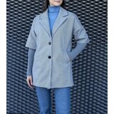 Gemre Gray coat with sweater sleeves Sameha | Shoptok.si