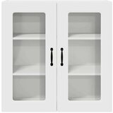 vidaXL Stenska kuhinjska omarica Bela 80 x 31 x 80 cm Konstruiran les | Shoptok.si