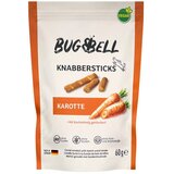 BugBell palčke za žvečenje s korenjem - Varčno pakiranje: 4 x 60 g | shoptok.hr