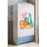  Dječji ormar - DINOSAURI - plavi | shoptok.hr