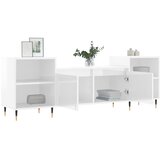 TV ormarić sjajni bijeli 160x35x55 cm od konstruiranog drva | Eponuda.ba