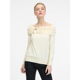 Orsay Cream women's long-sleeved T-shirt - Women's | Shoptok.si