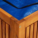 vidaXL Vrtna kutija za pohranu 150 x 50 x 58 cm masivno bagremovo drvo | shoptok.hr