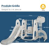  Igralni set s toboganom, 172 x 182 x 108-120cm | Shoptok.si