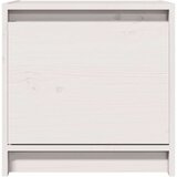 vidaXL Nočna omarica 2 kosa bela 40x30,5x40 cm trdna borovina | Shoptok.si