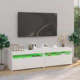 TV ormarići s LED svjetlima 2 kom bijeli 75 x 35 x 40 cm | shoptok.hr