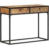  Konzolna mizica 100x35x75 cm trden mangov les Cene