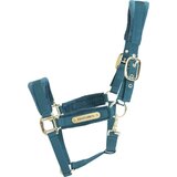 Kentucky Horsewear Oglavka Velvet, emerald - Full Cene