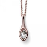 Oliver Weber ženski Breath RoseGold Crystal Lančić Sa Swarovski Kristalnim Priveskom | ePonuda.com