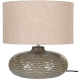 House Nordic Kaki zelena keramična namizna svetilka s tekstilnim senčnikom (višina 44 cm) Oldham – | Shoptok.si