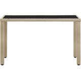  Vrtni stol bež 123 x 60 x 74 cm od poliratana | shoptok.hr