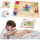 Viga drvena igra s loptom catch and match Montessori puzzle Cijene