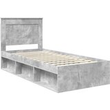  Okvir za krevet s uzglavljem Betonska siva 75 x 190 cm | shoptok.hr