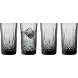  Kozarec Highball Sorrento 38 cl, 4 kosi - Smoke | Shoptok.si