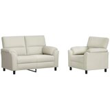  Set sofe 2 pcs Krem Baršun - Krem 1-Sjedalo + 2-Sjedalo (120 cm) | shoptok.hr