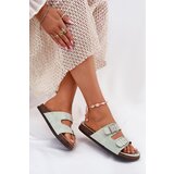 Boto Women's Mules With Buckles Mint Oliena | shoptok.hr