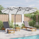 vidaXL Vrtni nadstrešak s zaključavanjem Pijesak 372 x 198 x 253 cm | shoptok.hr