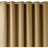  Curtain MILANA color light brown style classic golden gold metal eyelets chenille 280x245 HOMEDE | shoptok.hr