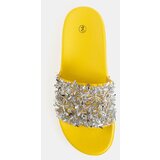 Resti Yellow women's slippers with cubic zirconias Onesti - Footwear | Shoptok.si
