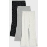 Sinsay Pamučne flare tajice 3 pack | shoptok.hr