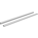  Cijev za ormar 2 pcs Srebrno 764 x 15 x 29 mm | shoptok.hr