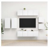  8-dijelni set TV ormarića bijeli od iverice | shoptok.hr