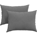 vidaXL Blazine za kavč 2 pcs Temno siva 70 x 50 cm blago | Shoptok.si