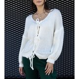 Gemre White Tied Sweater Sumaia | shoptok.hr