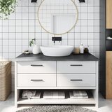  Kopalniški pult temno siv 100x60x4 cm obdelan trden les Cene