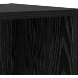 vidaXL Stenski TV kabinet s polico 4 pcs Črni hrast 37 x 37 x 72 cm | Shoptok.si